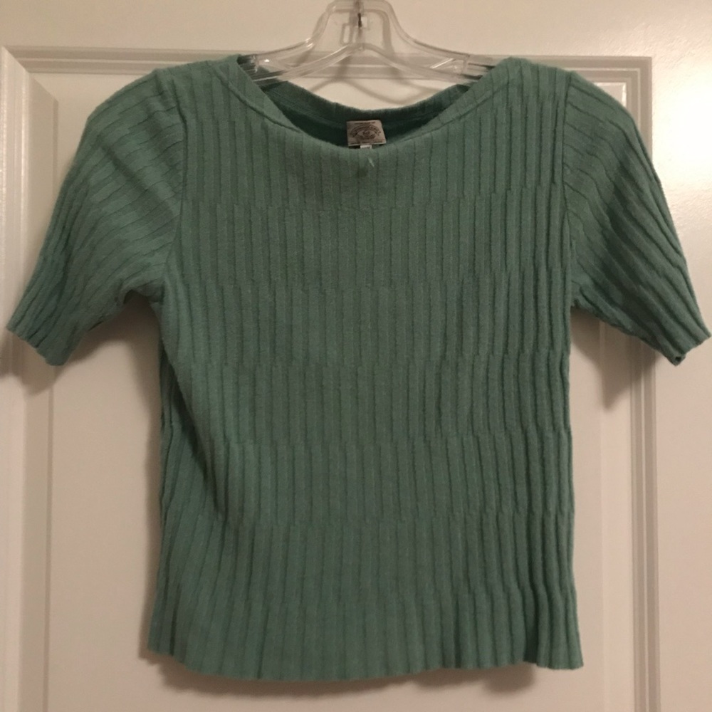Armani ribbed top